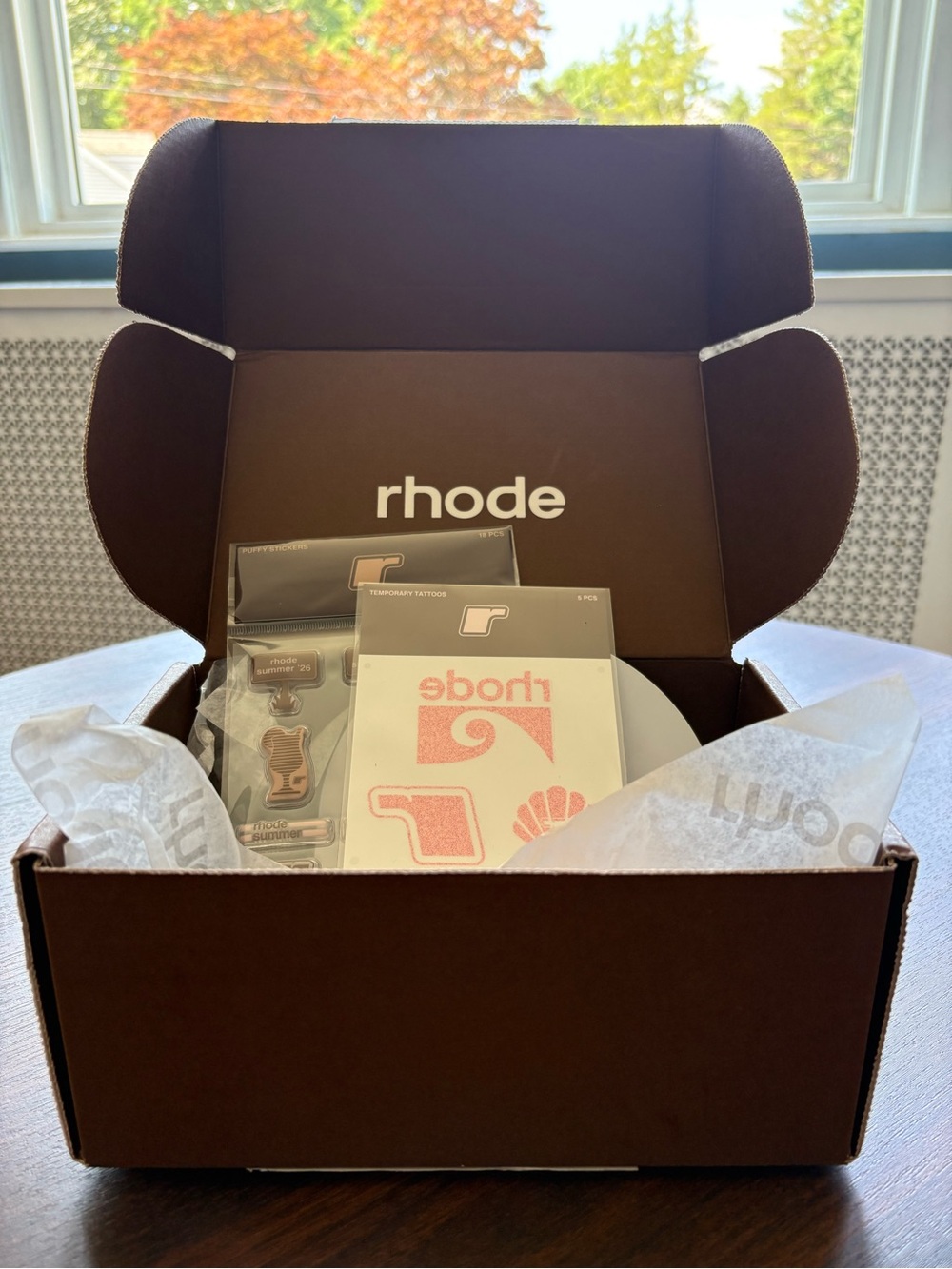 Rhode Skin Summer Collection Puffy Stickers & Temporary Tattoos - Original Box